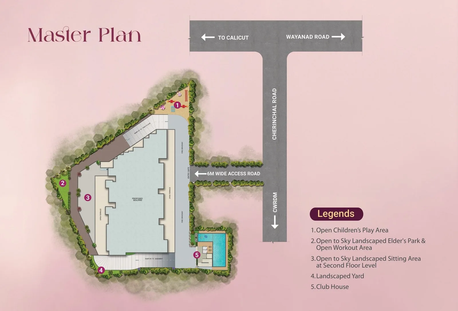 Sowparnika Florenzza Master Plan layout blueprint